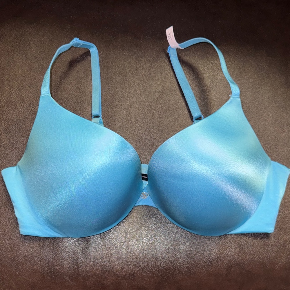 Smooth Light Blue T-Shirt Bra - Picture 2 of 5